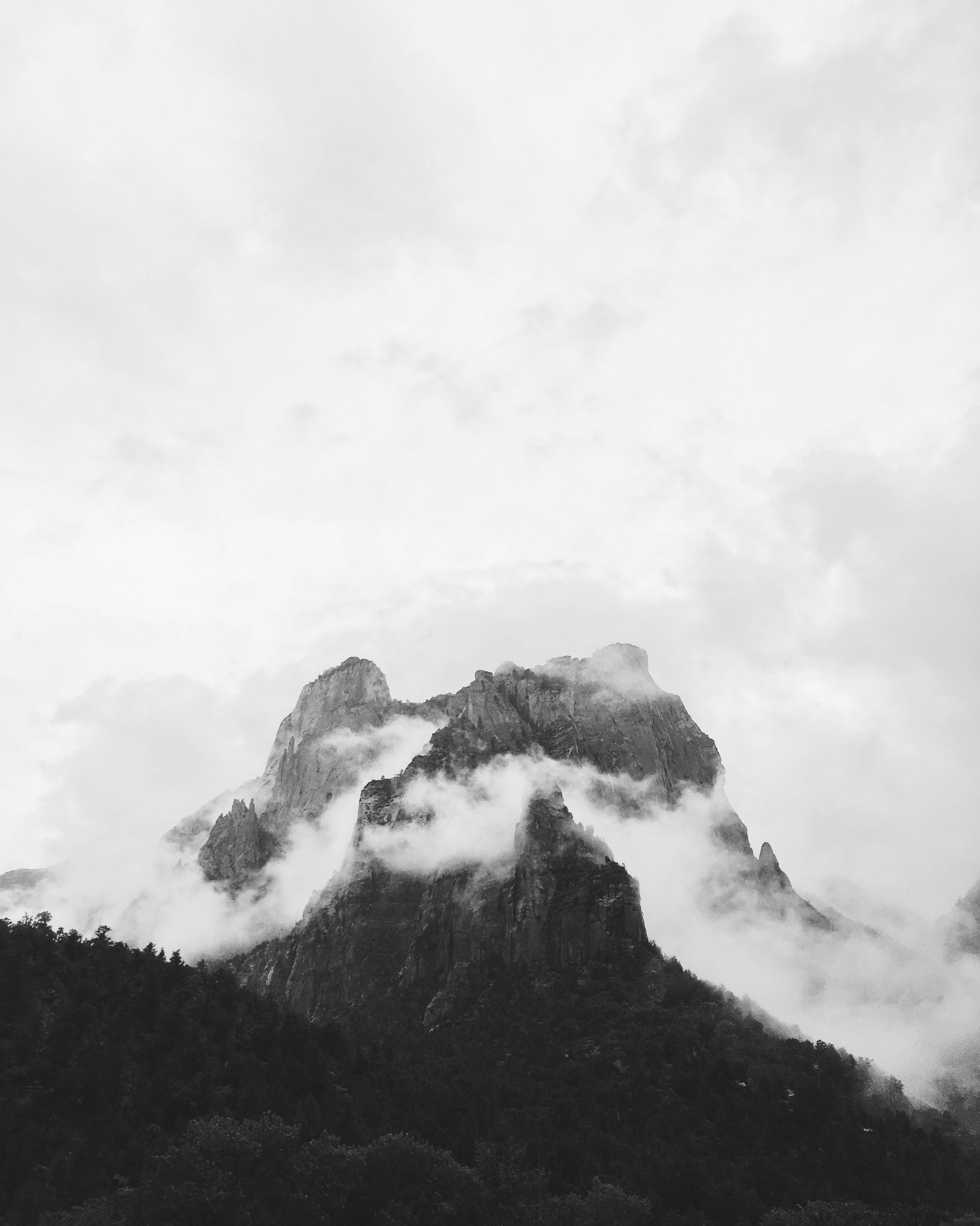 Dramatic mountain landscape